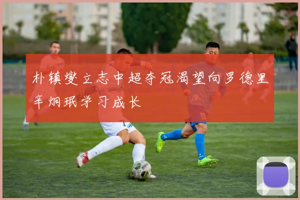 朴镇燮立志中超夺冠渴望向罗德里辛炯珉学习成长